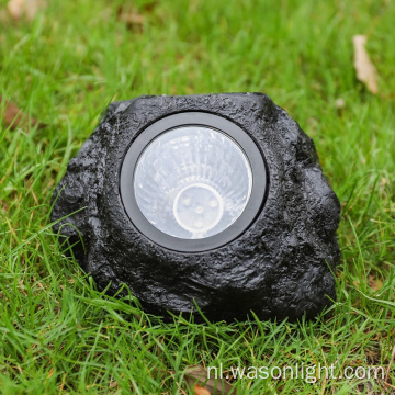 Wason Solar Rock Light Outdoor Garden Decoratief waterdichte LED Zonne Powered Garden Stone Light voor Pathway Walkway Landscape